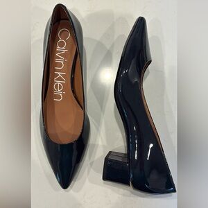 Calvin Klein Women's Navy Heels
